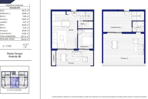 519.750€ ÁTICO B 2_dorm