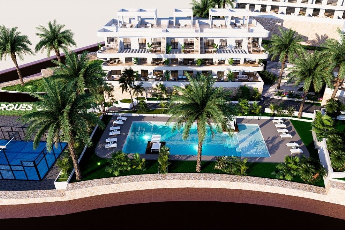 Nya lägenheter med havsutsikt i Finestrat